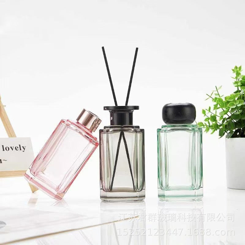 Square Diffuser Glass Bottle/Jar