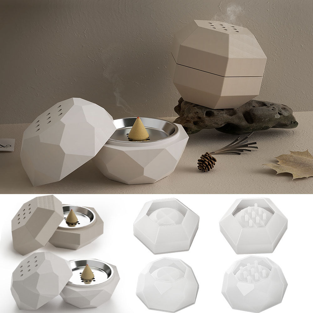 Incense Burner Silicone Mold