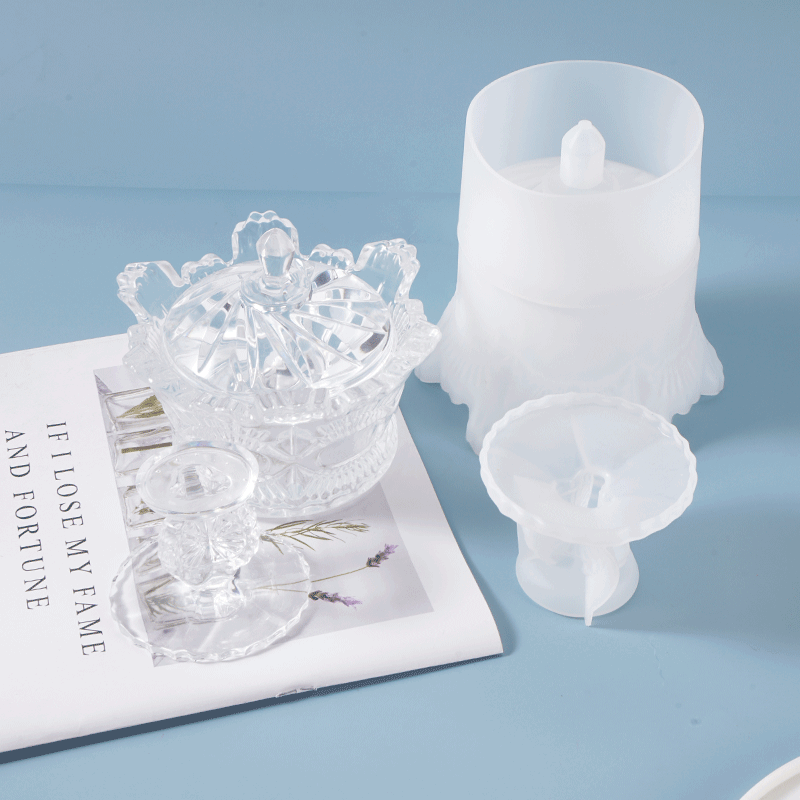 Storage Jar Silicone Mold Crown