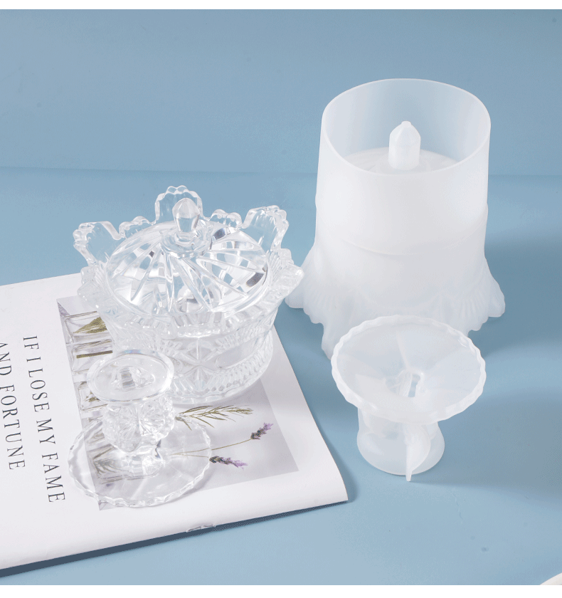 Storage Jar Silicone Mold Crown