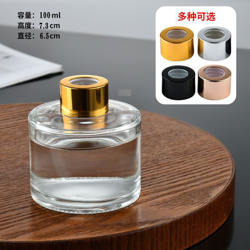 Round Square Diffuser Glass Bottle/Jar