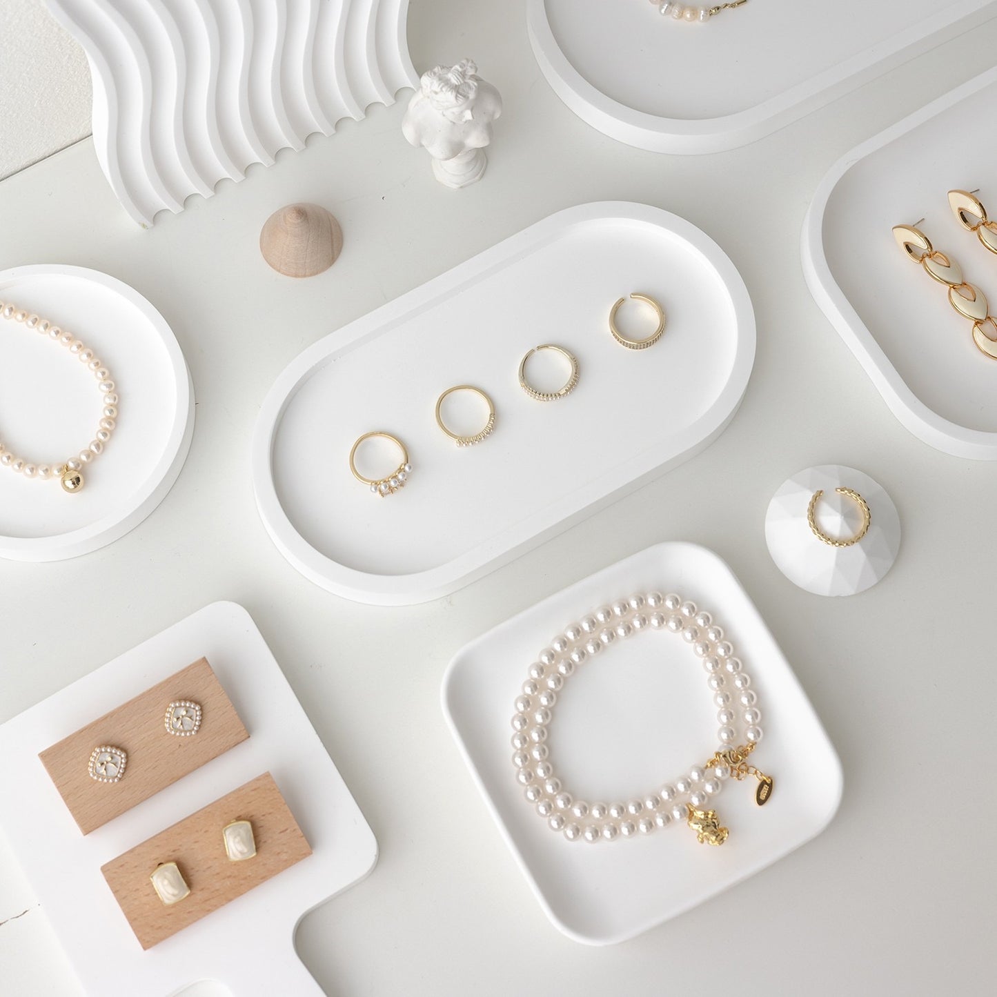 Ring Holder Dish Photo Props Tray