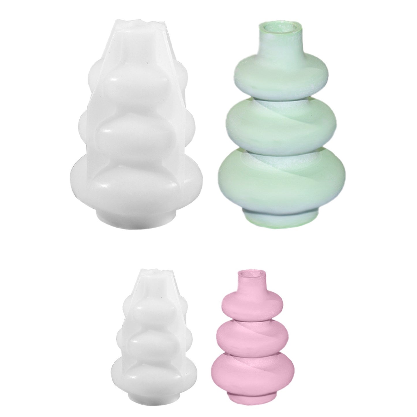 Orb Vase Silicone Mold Nordic Circle Straight