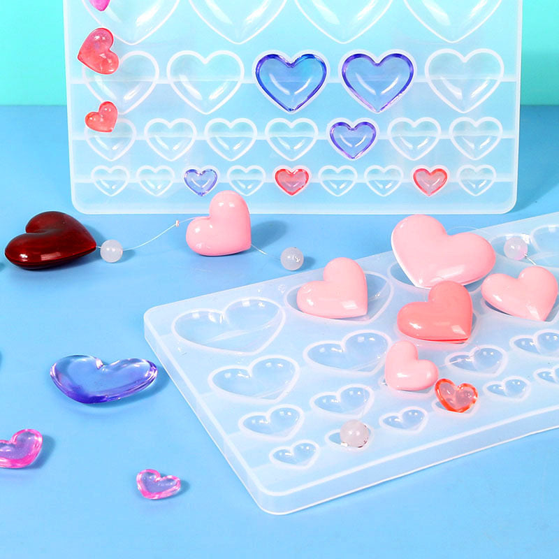 Heart Keychain Silicone Mold