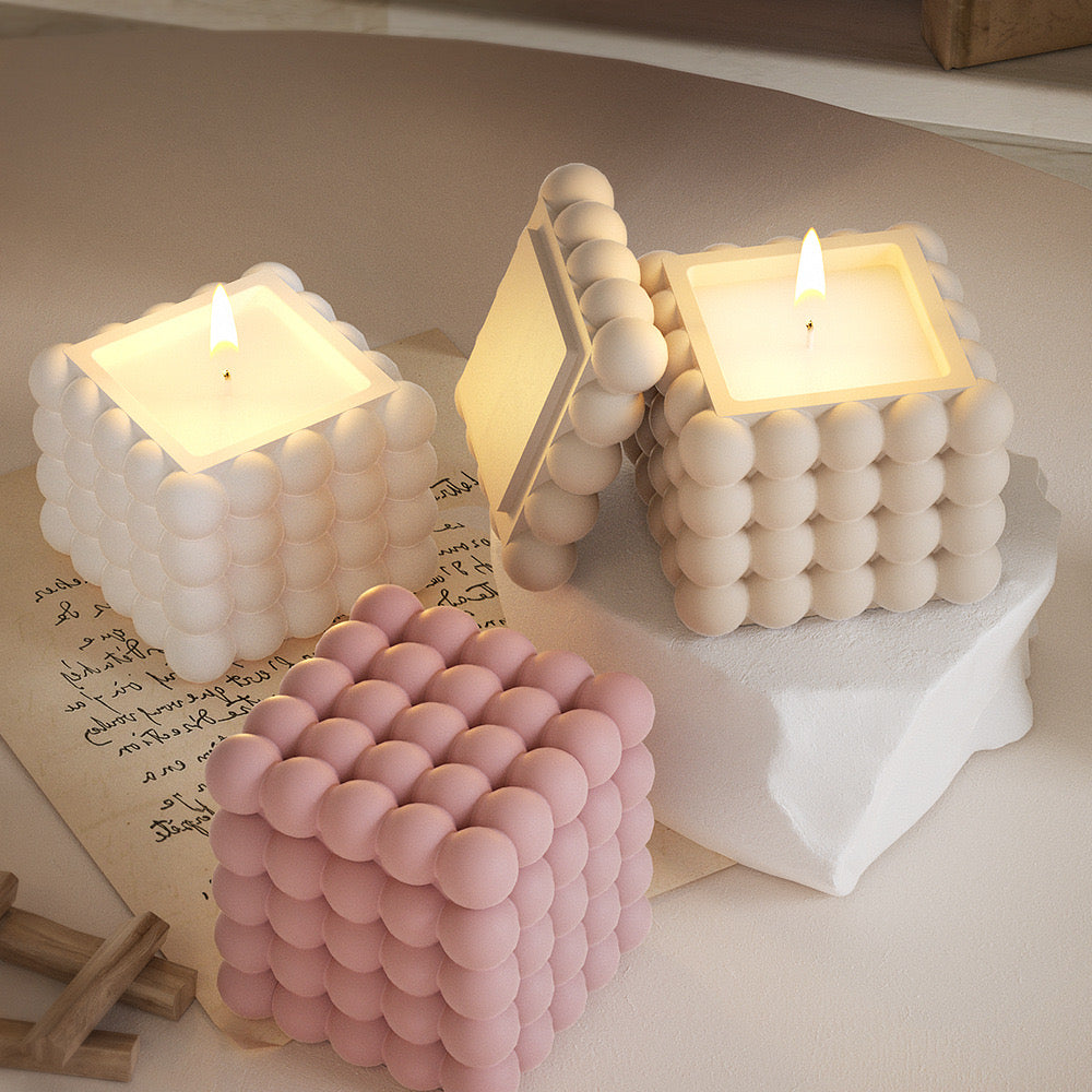 Bubble Candle Jar Storage Silicone Mold