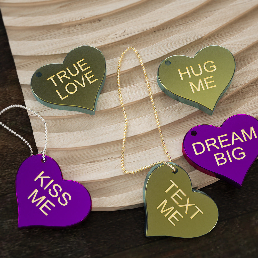 Mini Heart Keychain Charm Silicone Mold