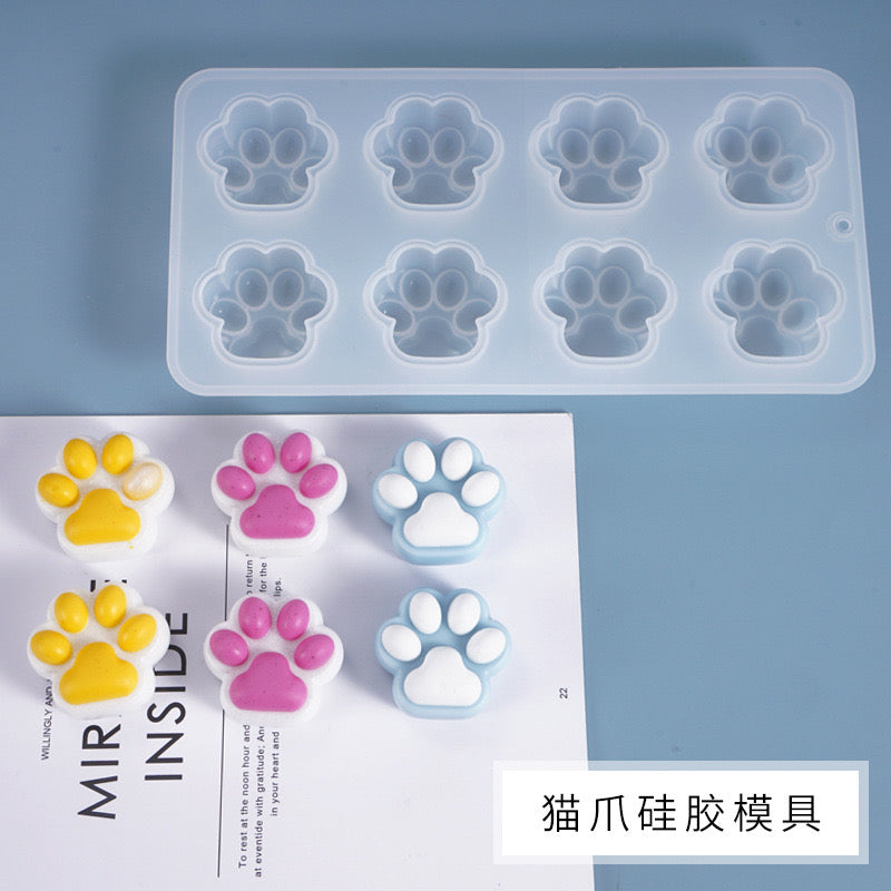 Paw Keychain Silicone Mold