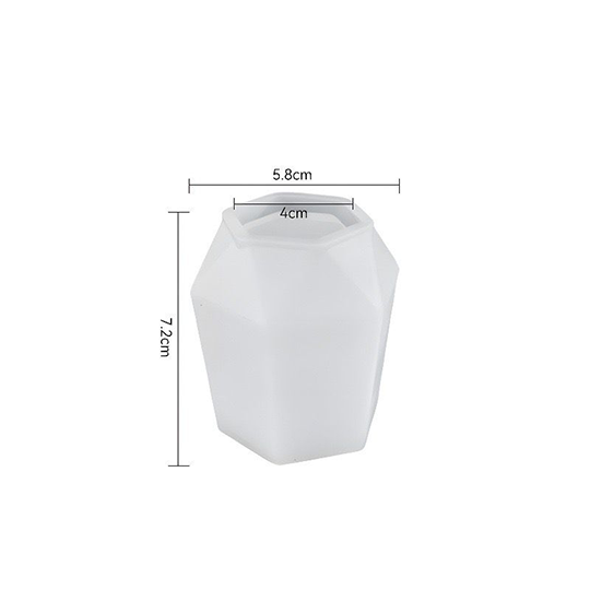 Pen Holder Flower Pot Jar Silicone Mold