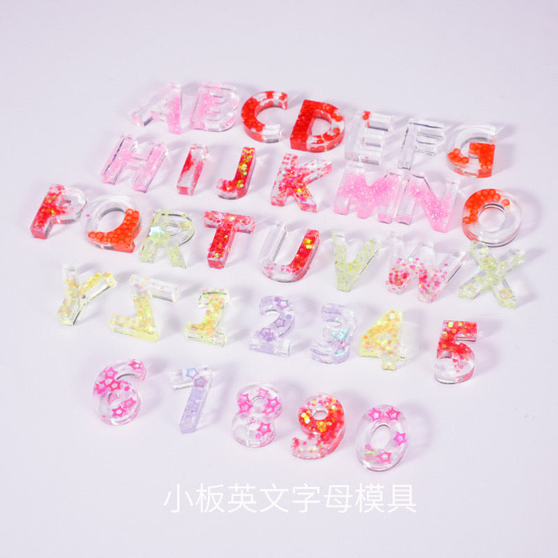 Mini Alphabet Silicone Mold