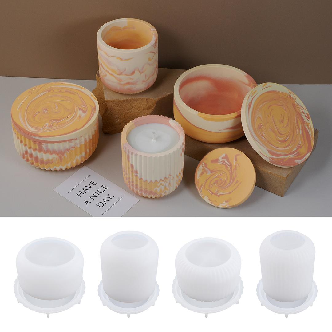 Candle Jar Silicone Mold