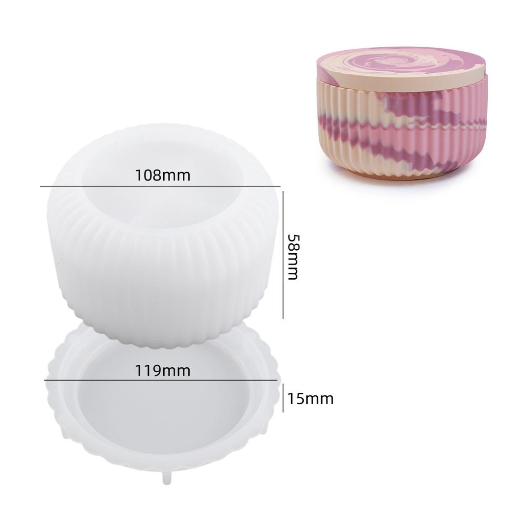 Candle Jar Silicone Mold