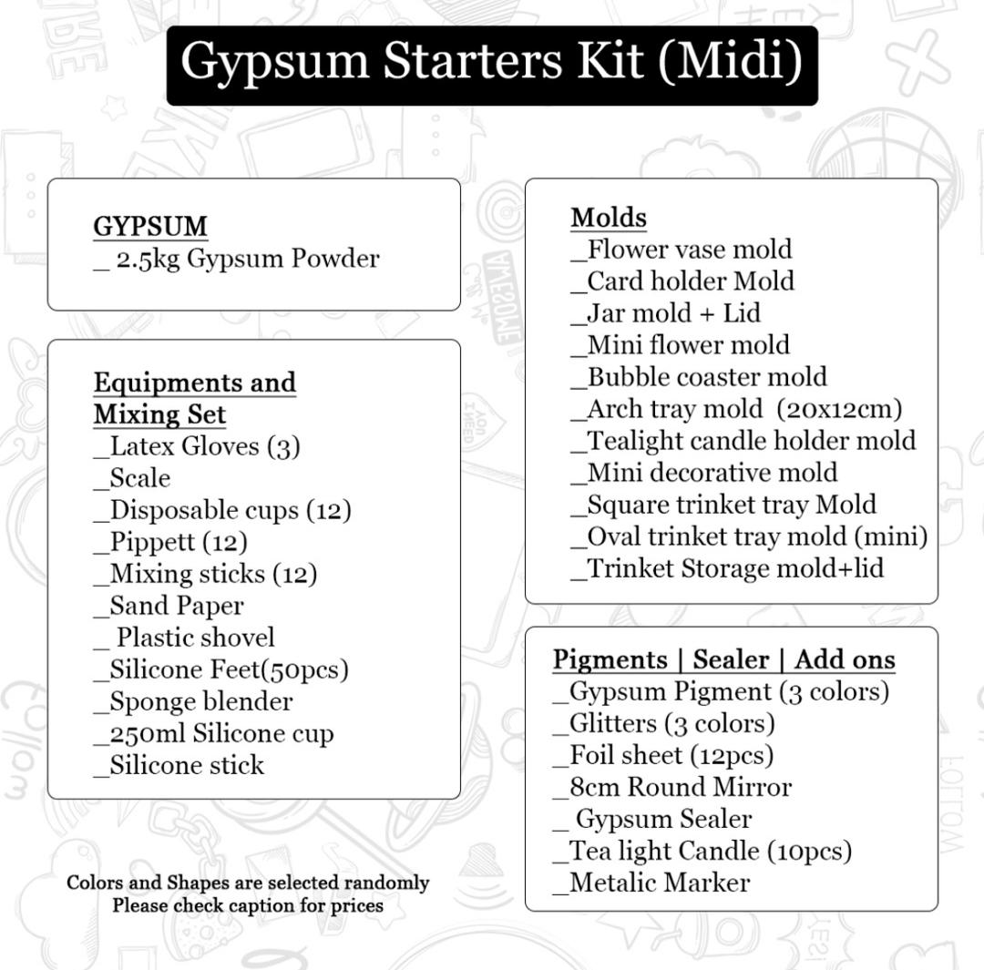 Gypsum Starters Kit