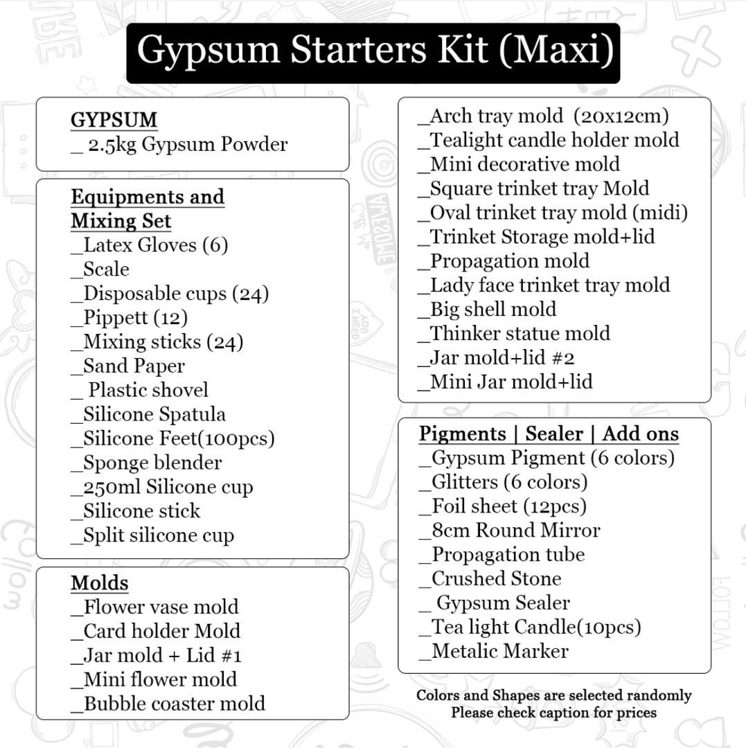 Gypsum Starters Kit
