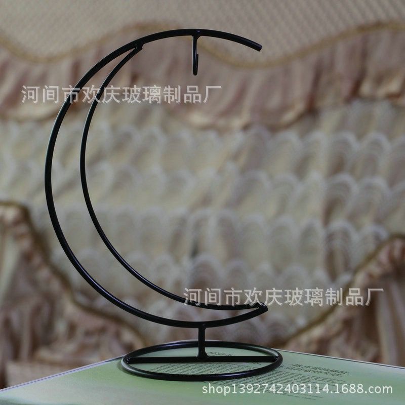 Moon Shaped Iron Bracket Frame