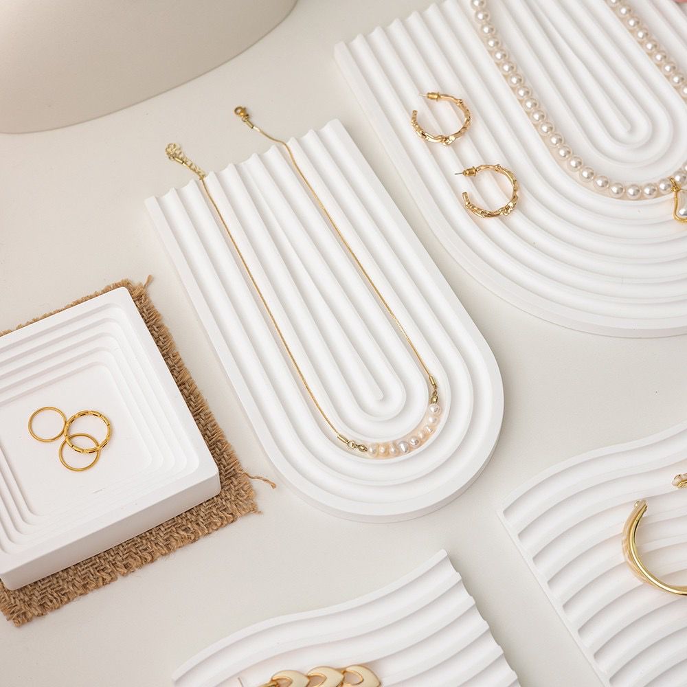 Wave Dish Photo Props Tray