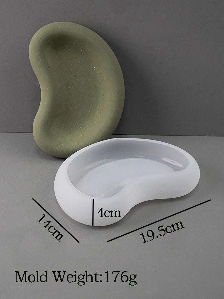 Pea Shape Trinket Dish Mold