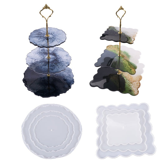 3 Tier Layer Tray Silicone Mold