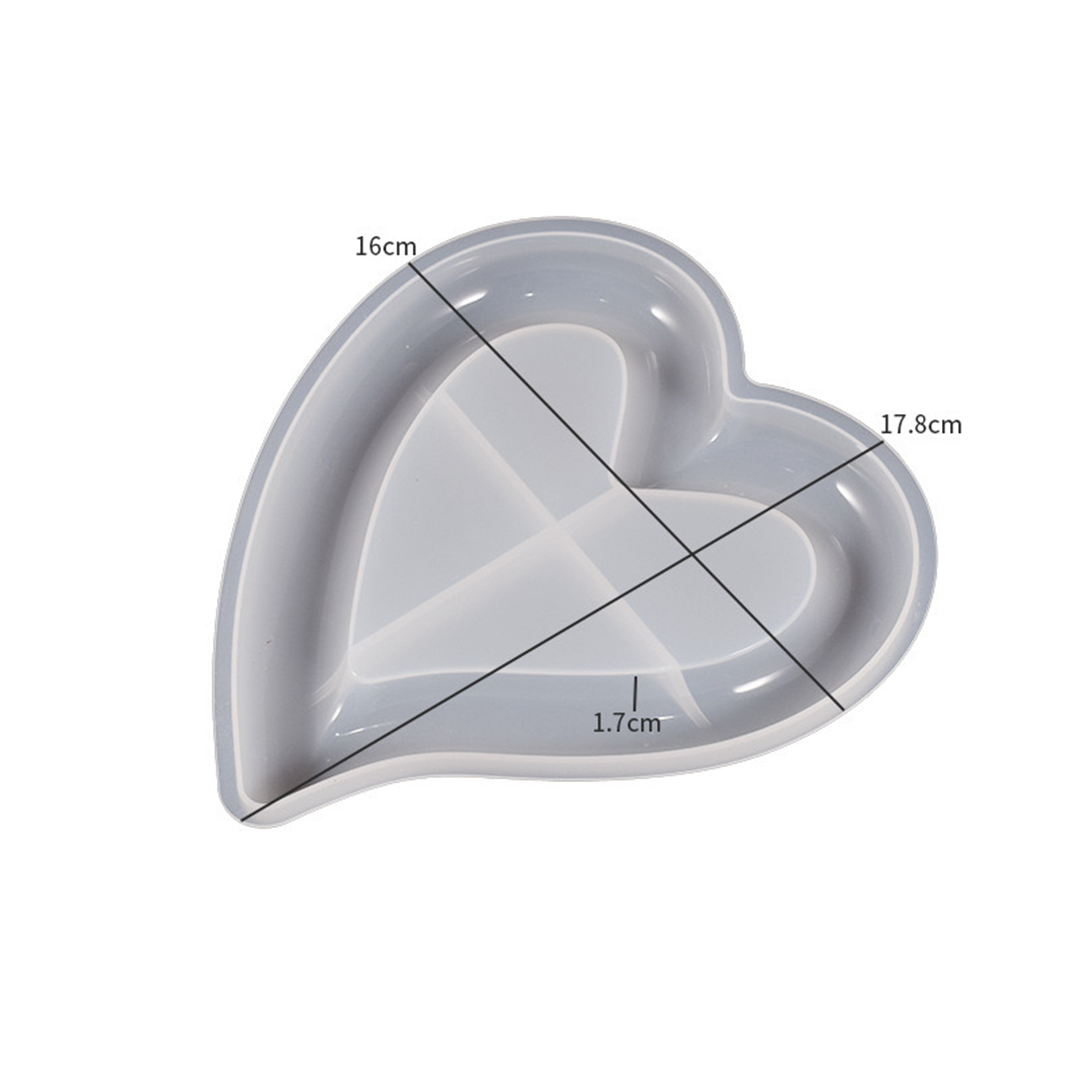 Heart Shaped Trinket Tray Storage Mold