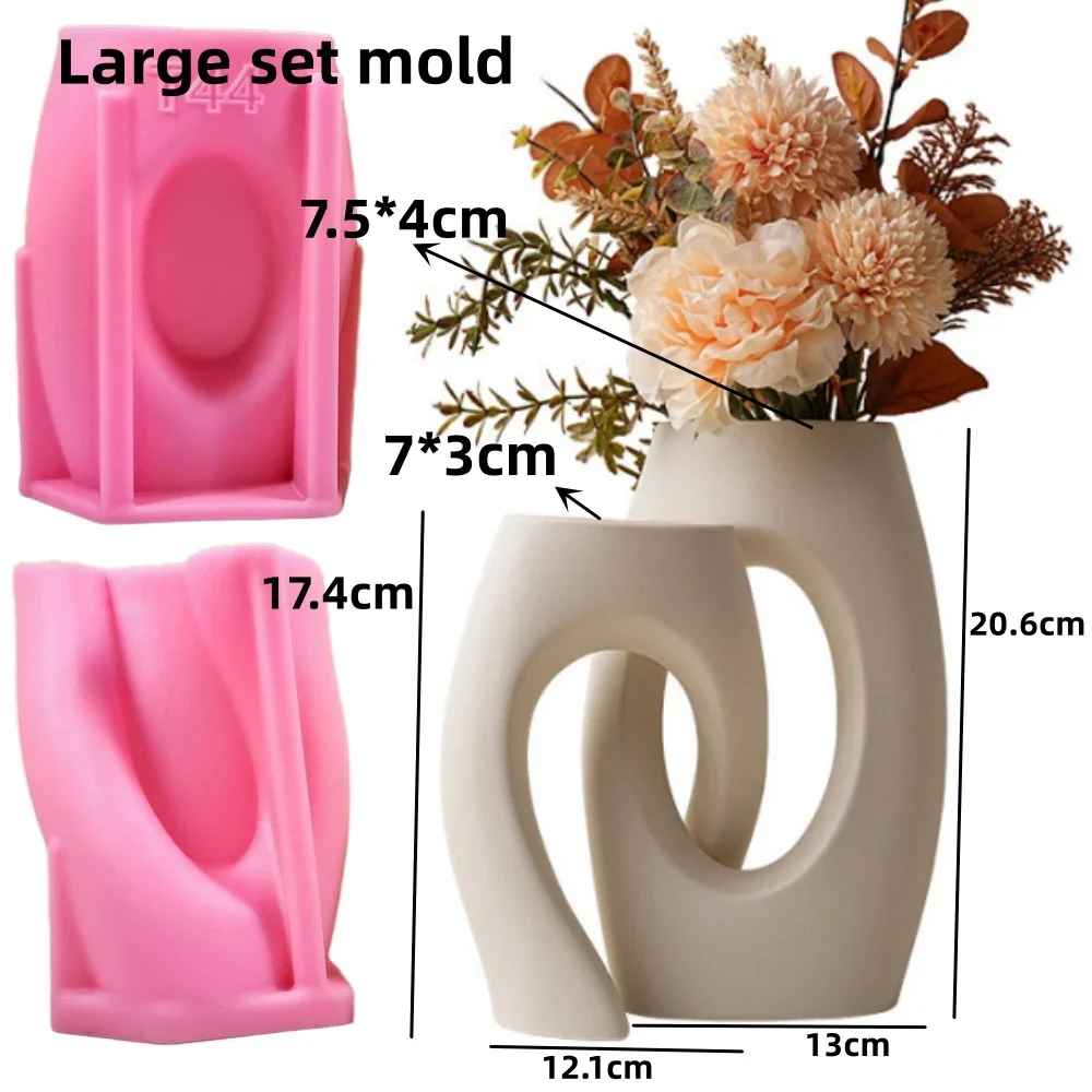 Twin Silicone Vase Mold