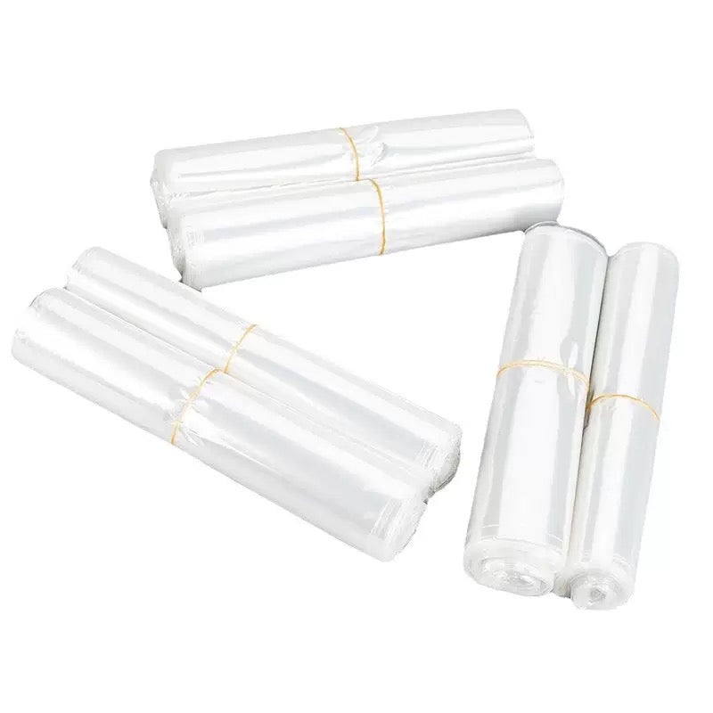 100pcs Transparent Heat Shrinkable Plastic Wrap