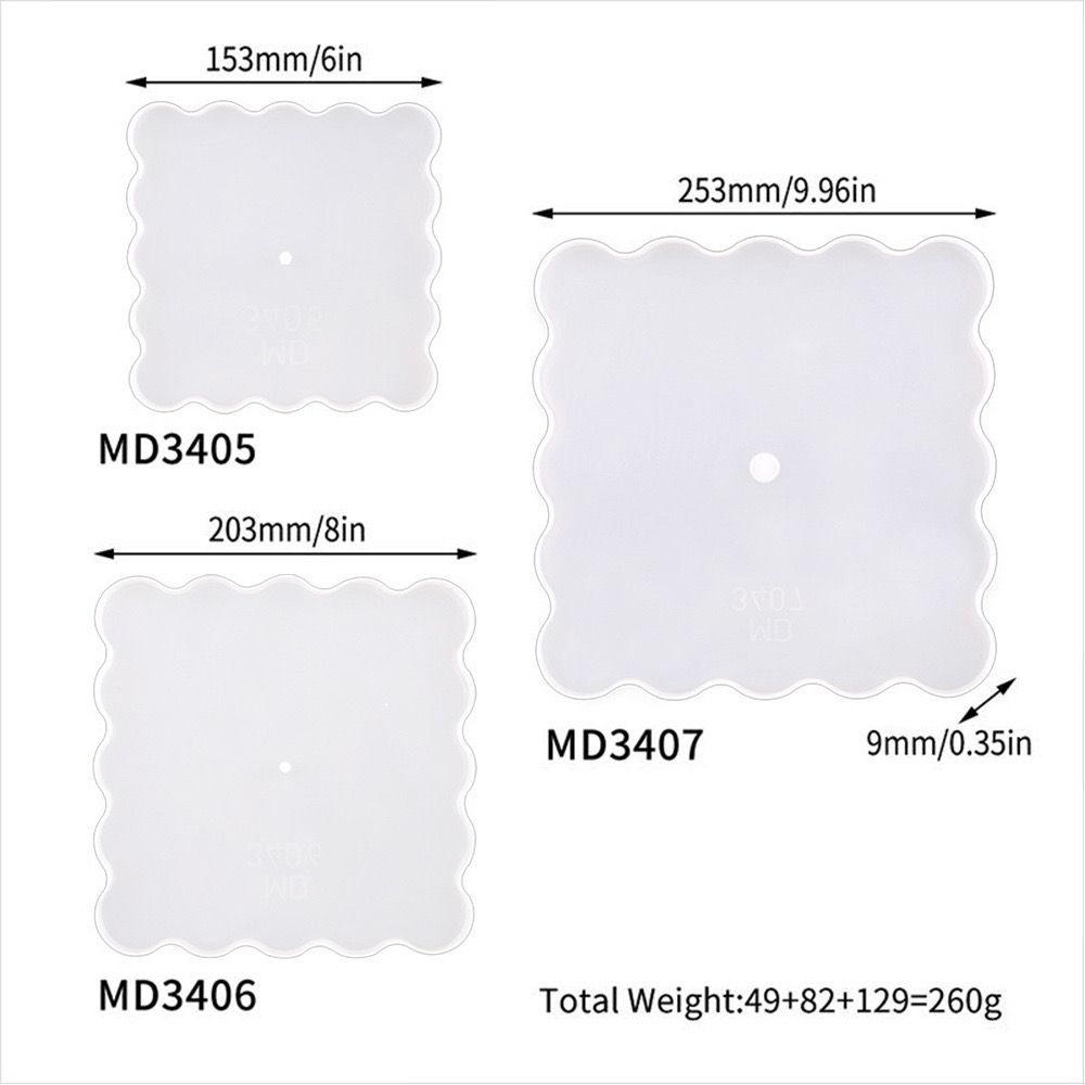 3 Tier Layer Tray Silicone Mold