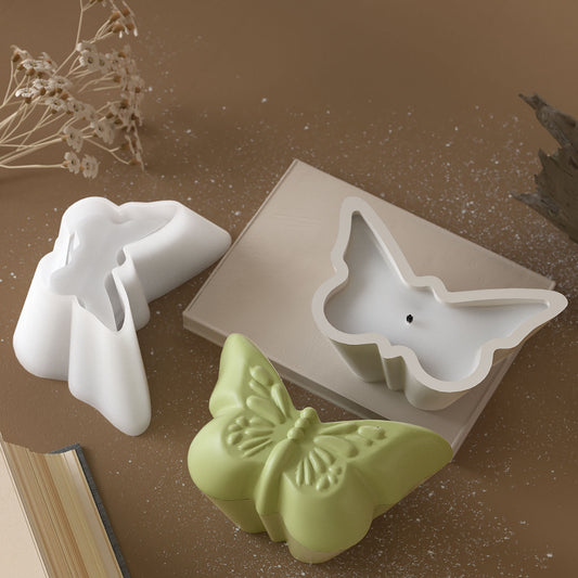 Butterfly shape Candle Jar Silicone Mold