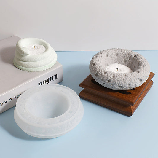 Round Space Rock Stone Mold