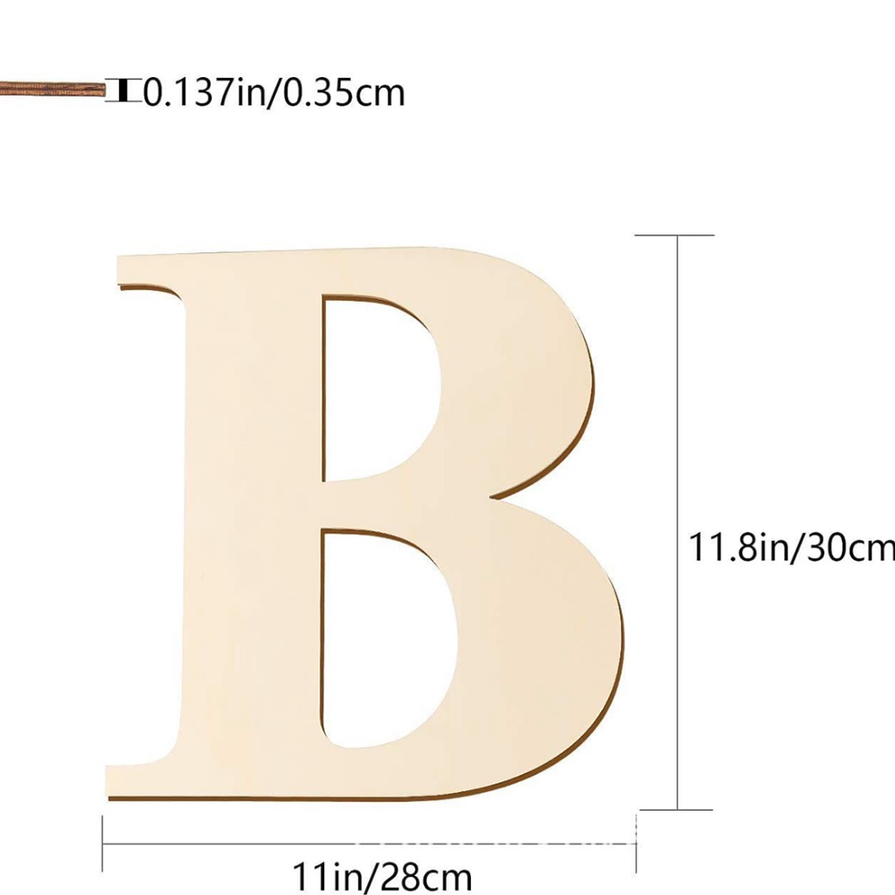 A-Z Wooden Alphabets Letter