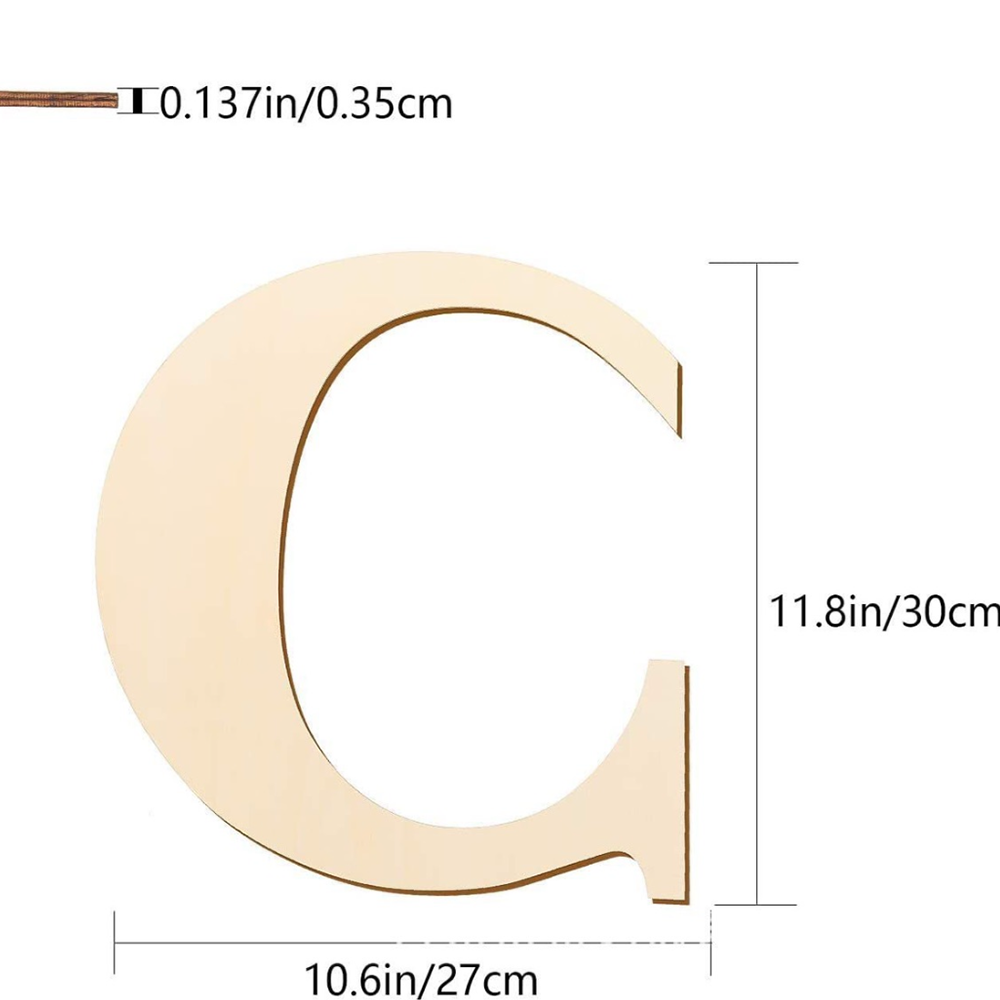 A-Z Wooden Alphabets Letter