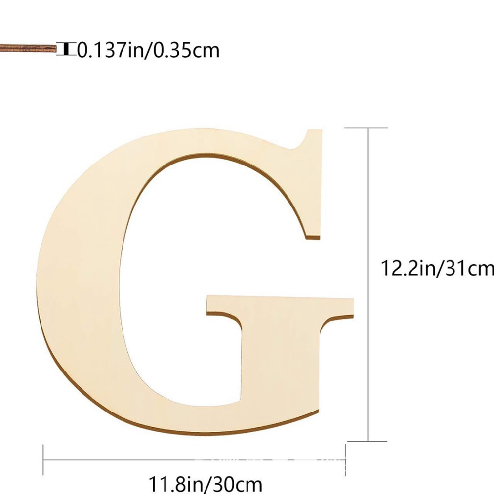 A-Z Wooden Alphabets Letter