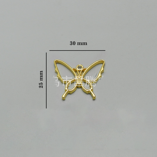 Butterfly Bezel Charms