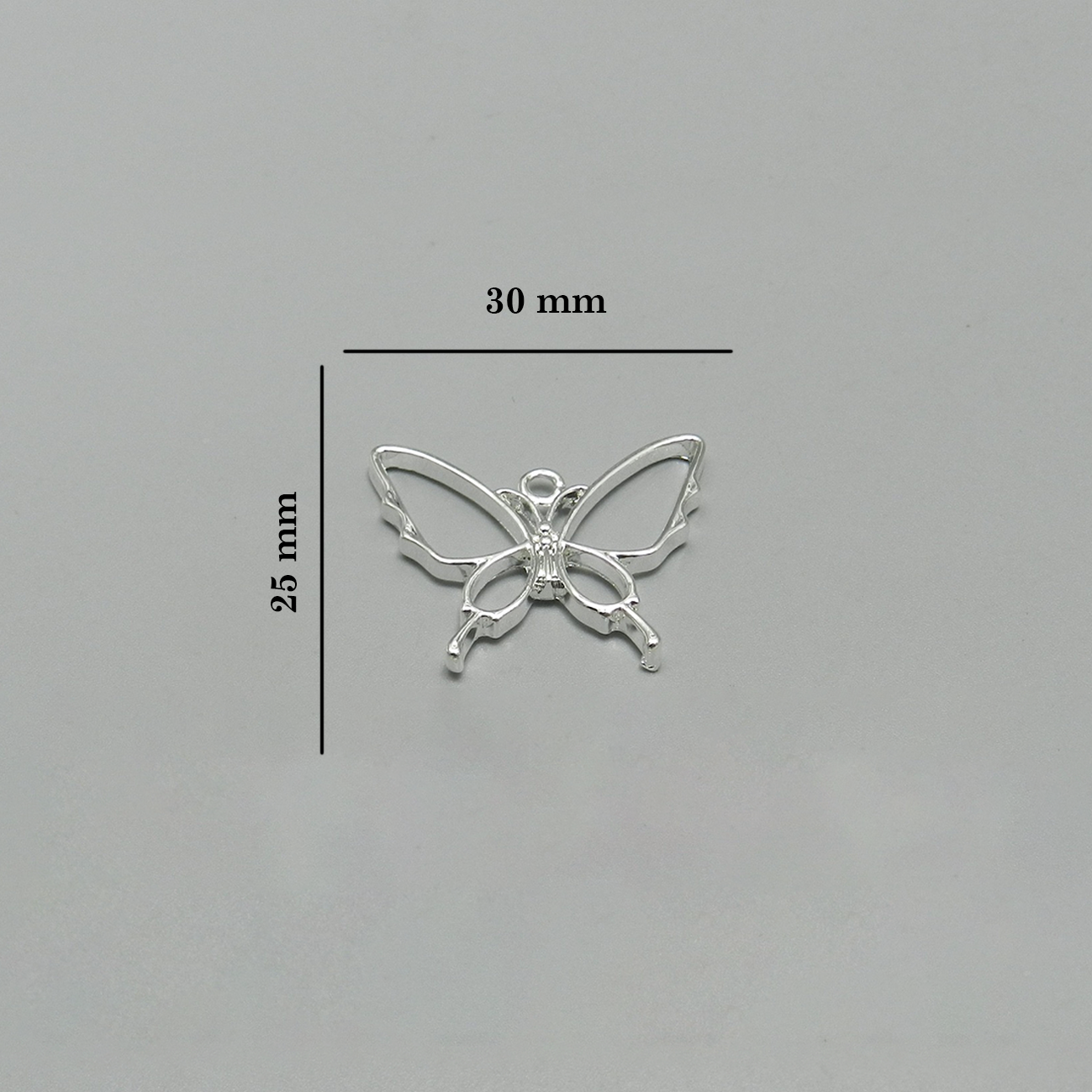 Butterfly Bezel Charms