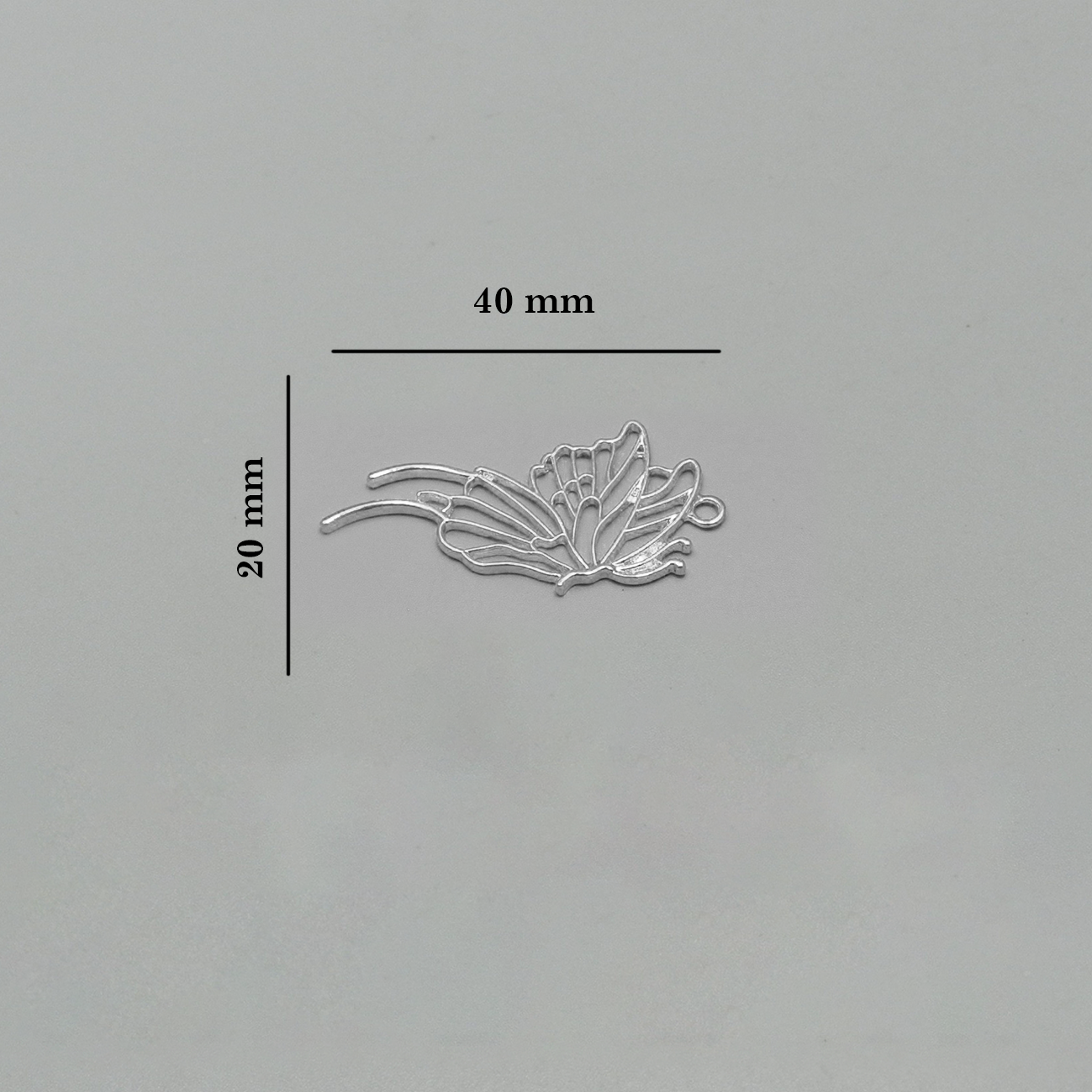 Butterfly Bezel Charms