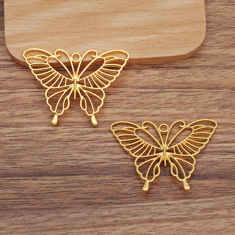 Butterfly Bezel Charms