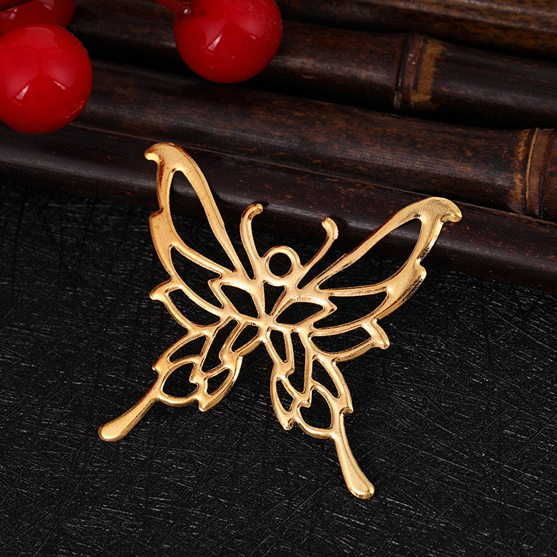 Butterfly Bezel Charms