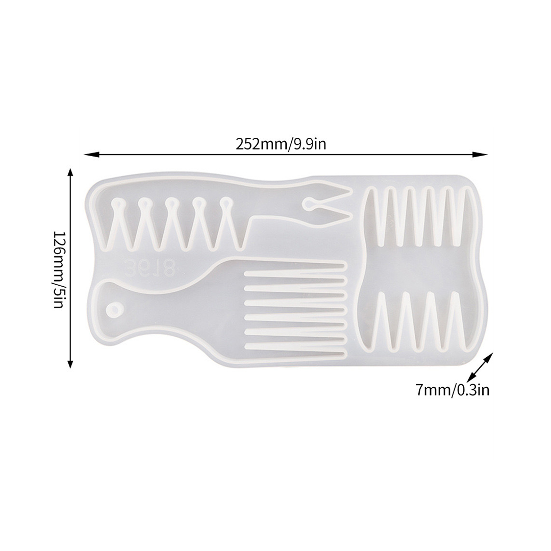 Afro Comb Silicone Mold