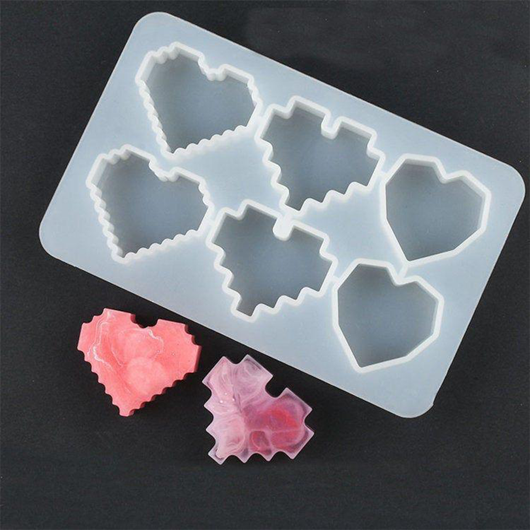 Heart Keychain Silicone Mold