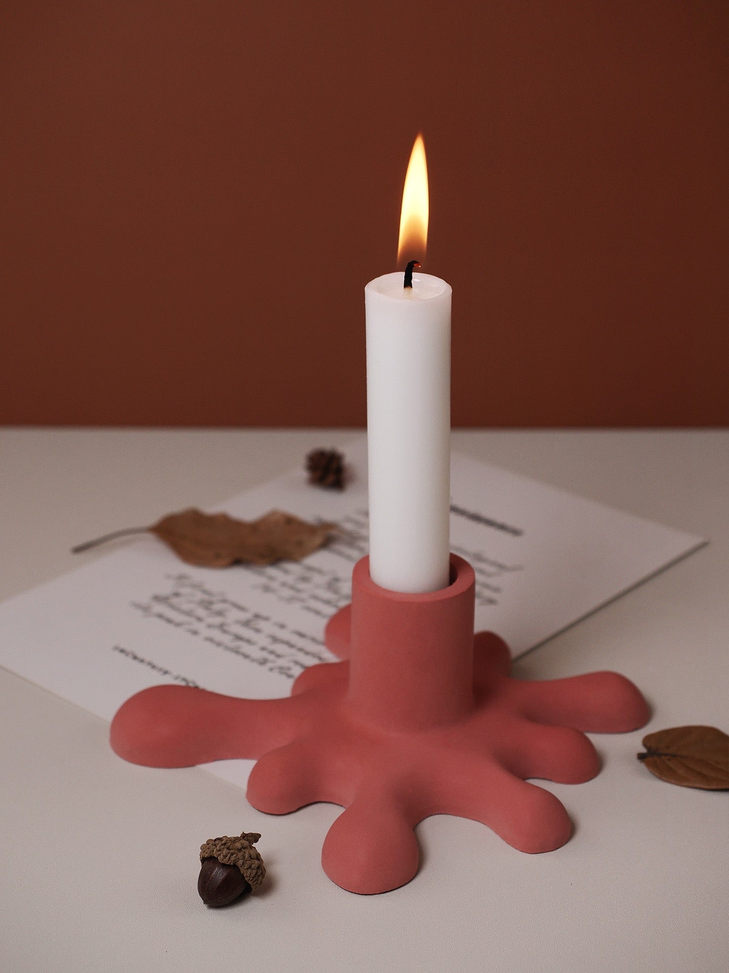 Water Splash Candle Holder Silicone Mold