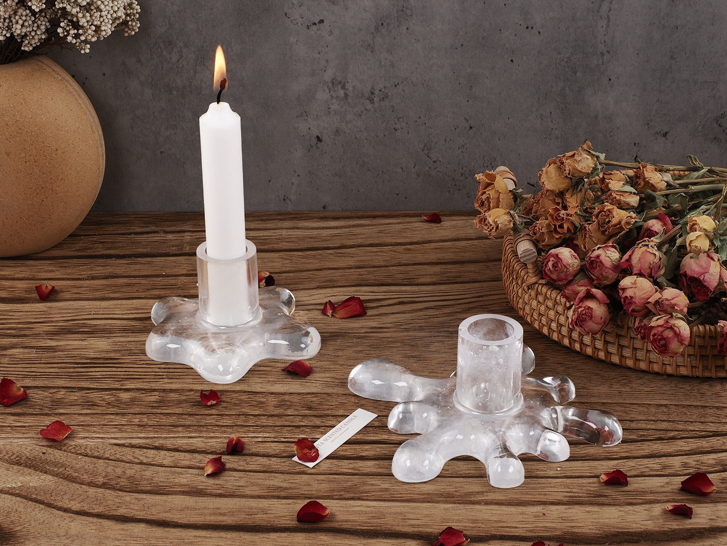 Water Splash Candle Holder Silicone Mold