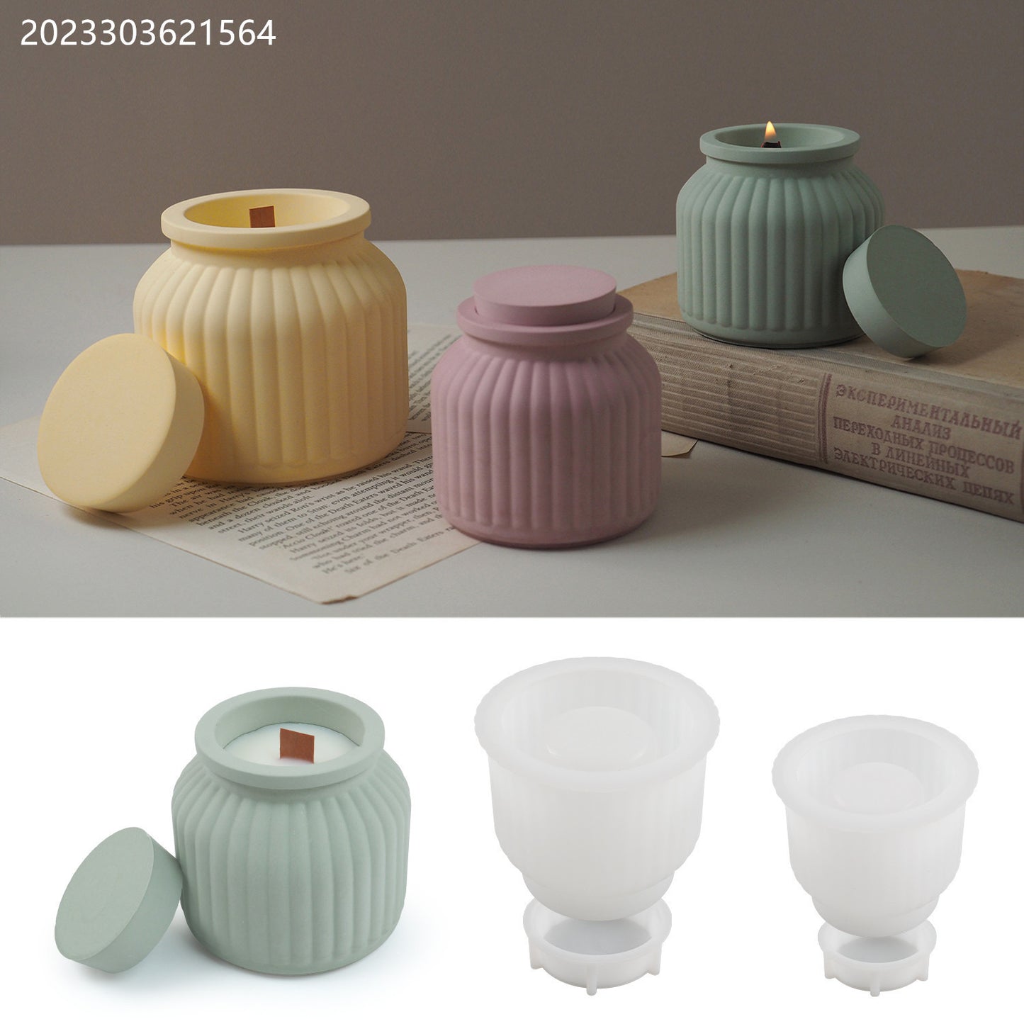 Candle Jar Silicone Mold