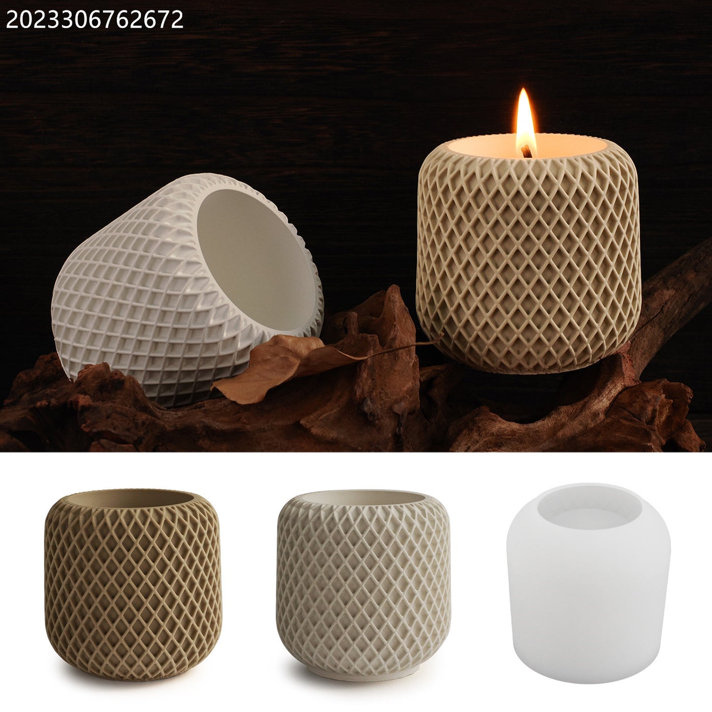 Candle Jar Silicone Mold
