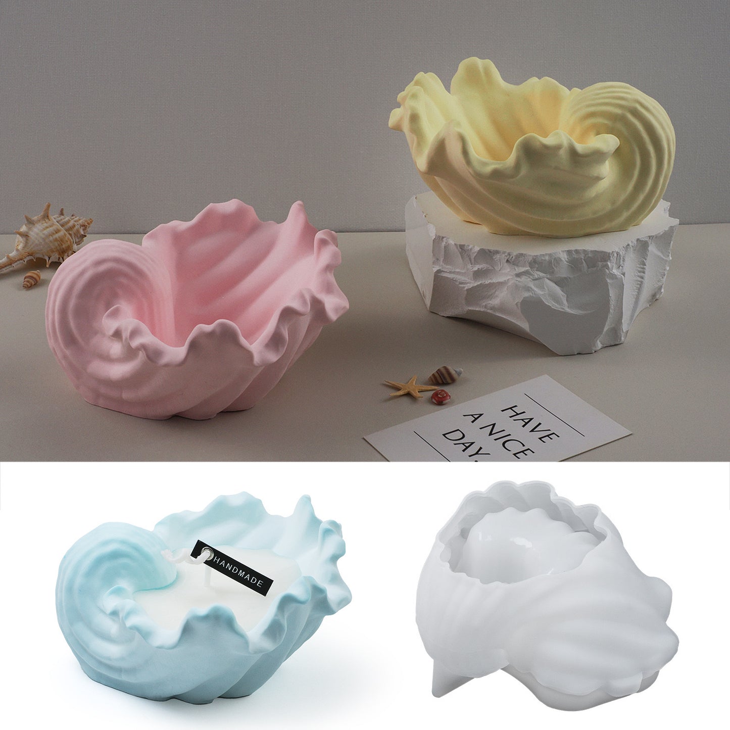 Shell Storage Silicone Mold