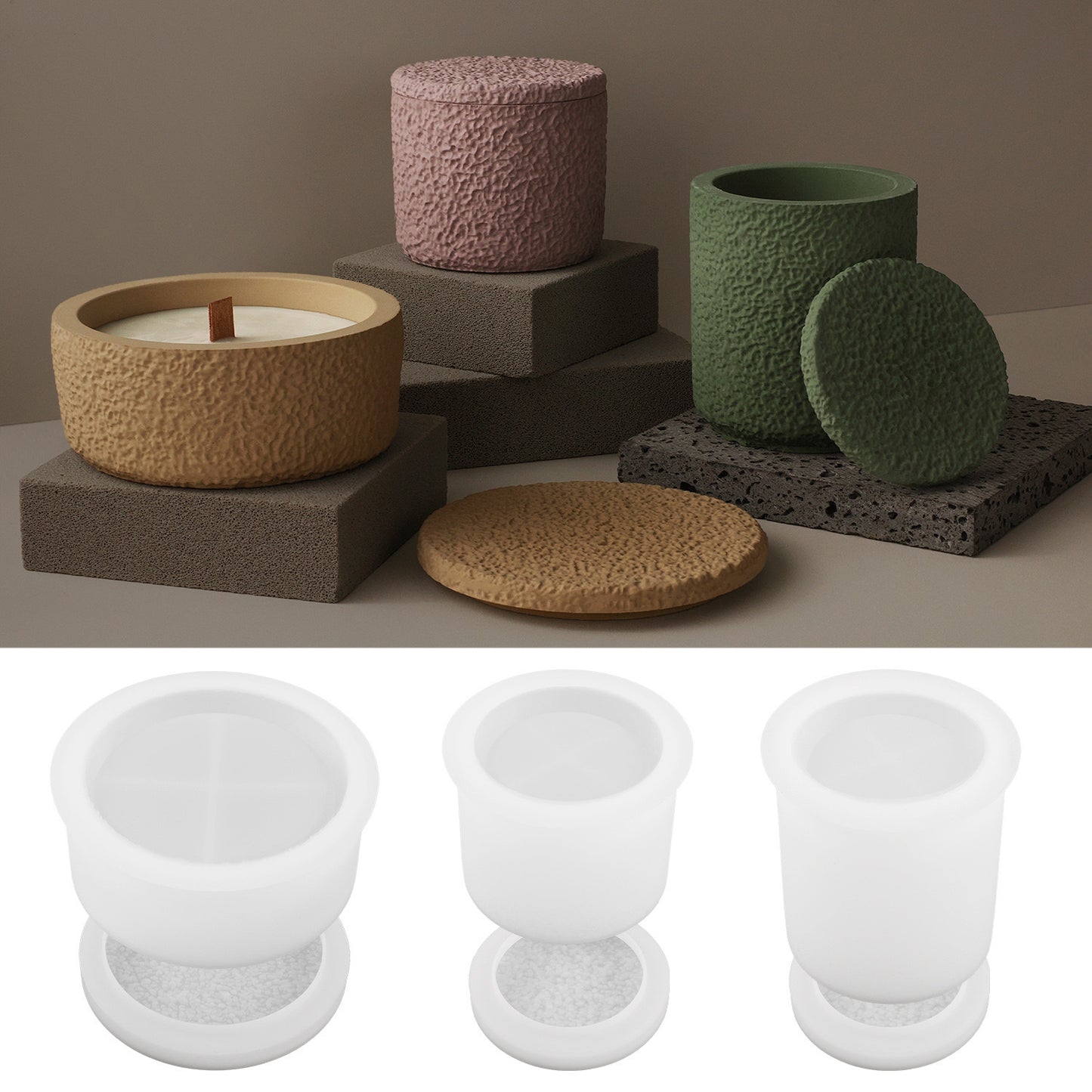 Candle Jar Silicone Mold
