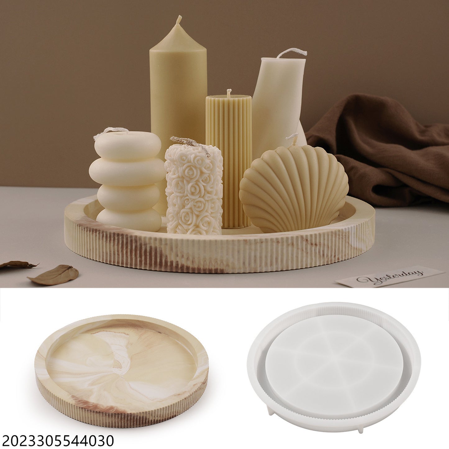 Round Tray Silicone Mold