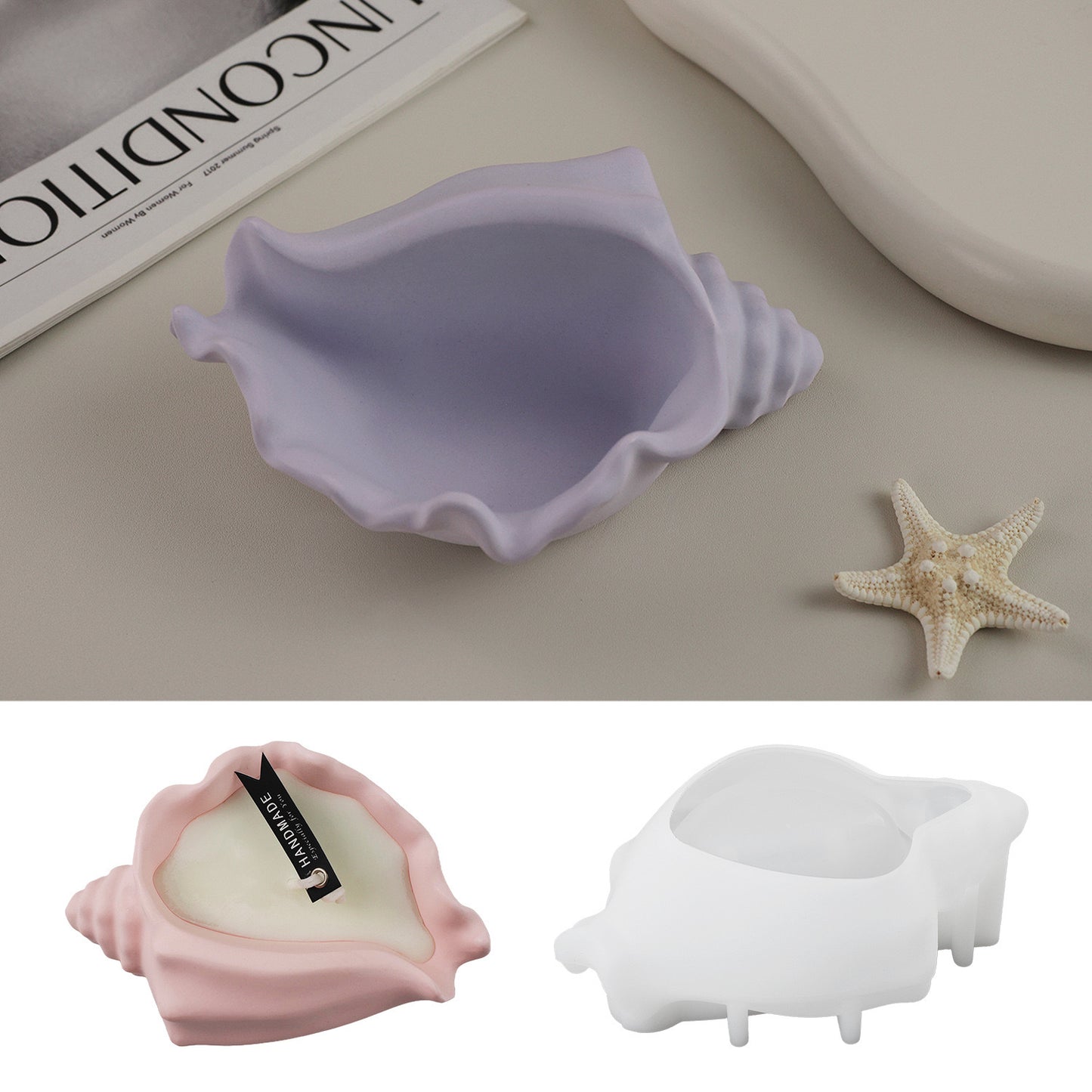 Shell Storage Silicone Mold