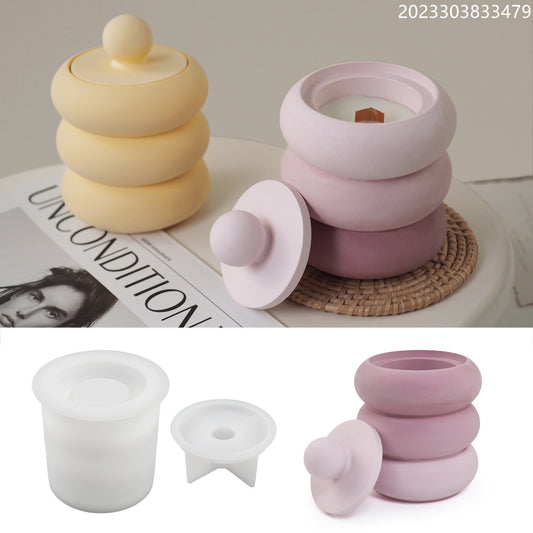 Orb Candle Jar Silicone Mold