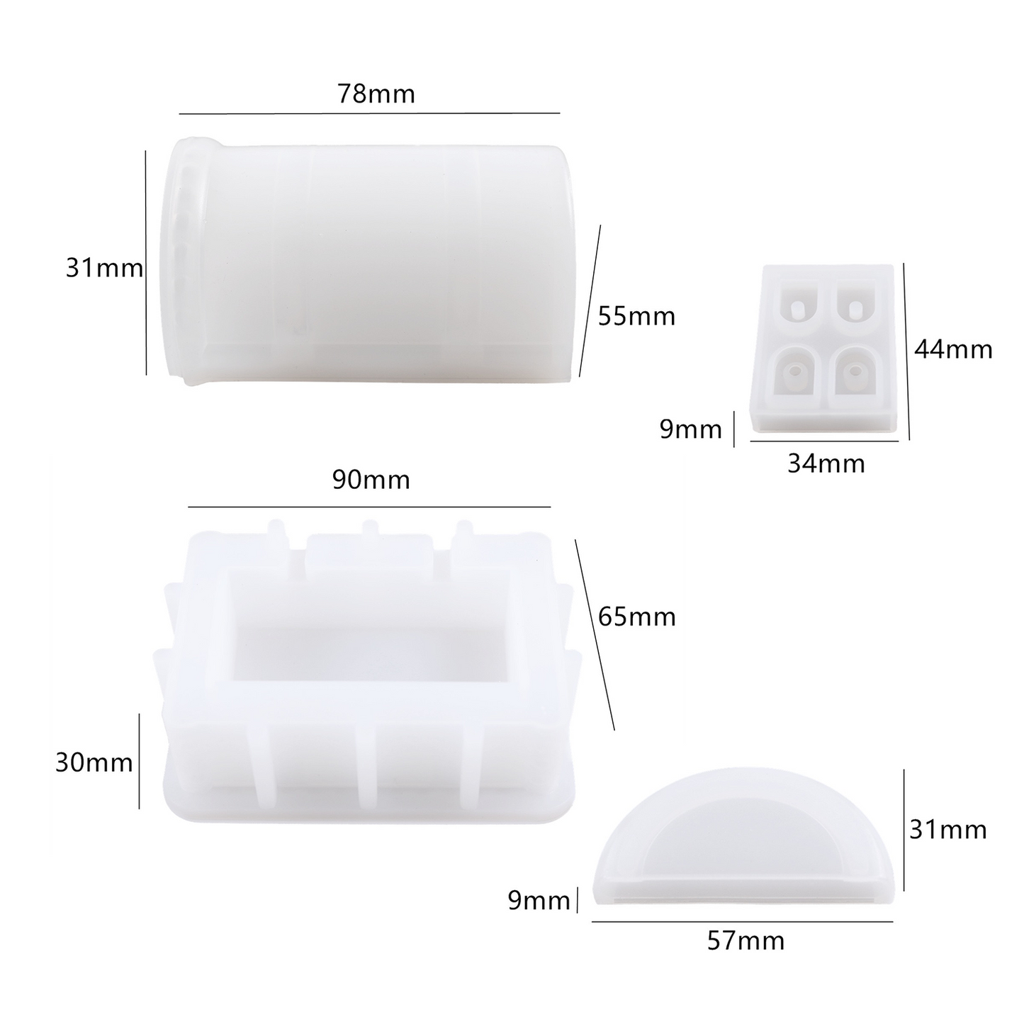 Treasure Chest Silicone Storage Mold