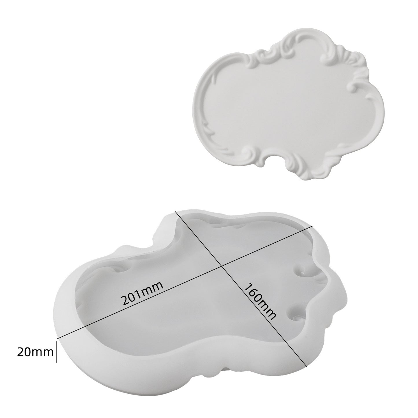 Irregular Trinket Tray Silicone Mold
