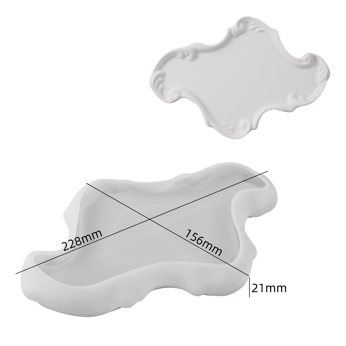 Irregular Trinket Tray Silicone Mold