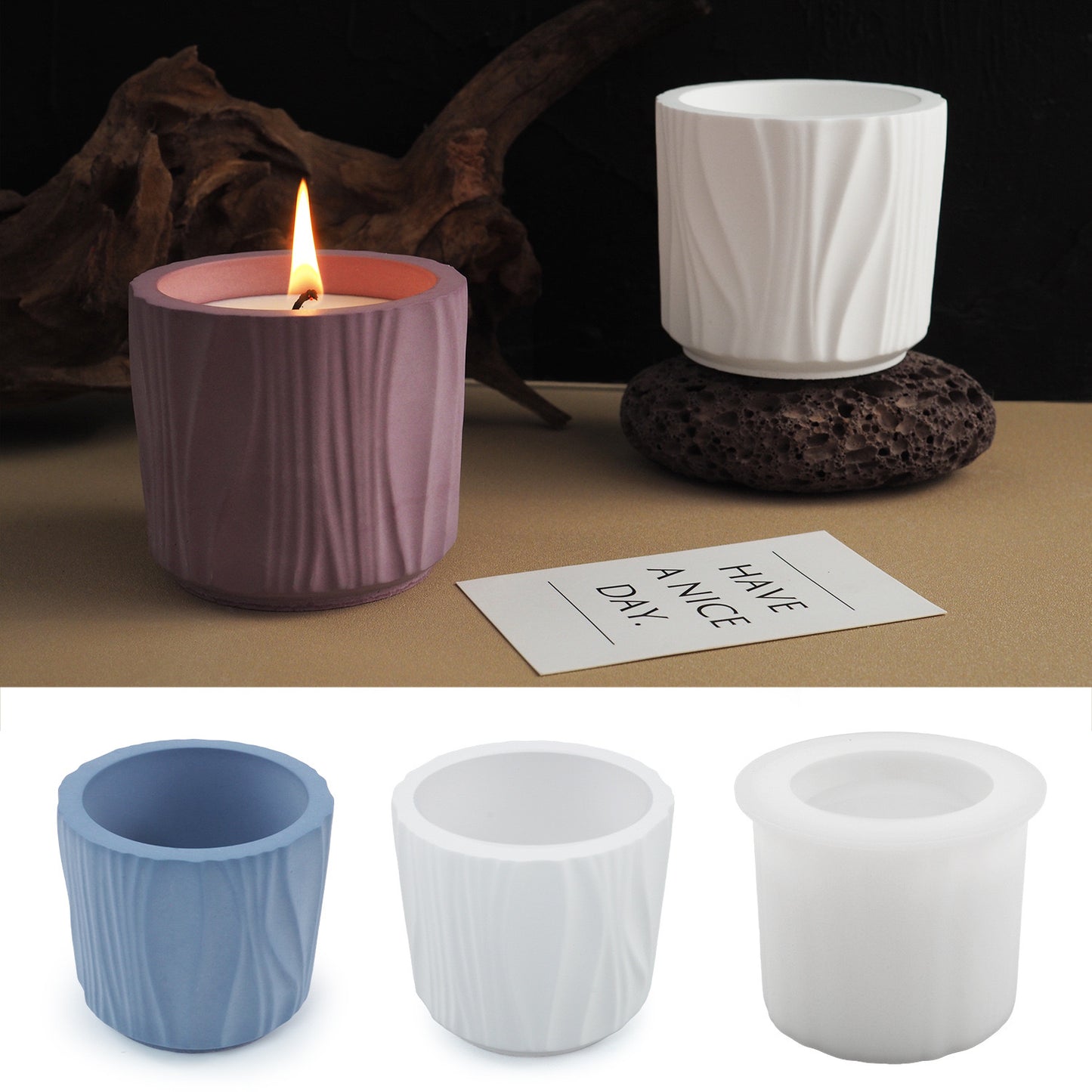 Candle Jar Silicone Mold